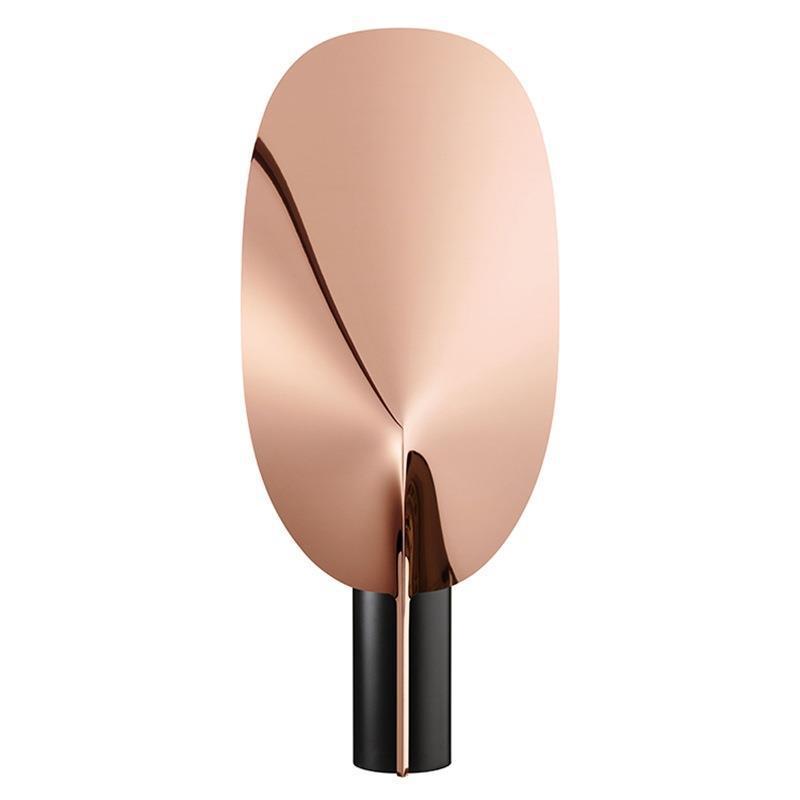 EPTL9039 Nordic Minimalist GU10 Table Lamp with Metal Base Stainless Steel Lampshade Rose Gold/Black /Silver, Ideal for Home and Office