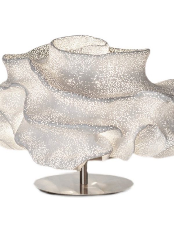 EPTL9041 Luxury Table Lamp Coral Flower-Inspired Stainless Steel Light Fixture for Decorative Interiors, Art Spaces, and Hotel Decor