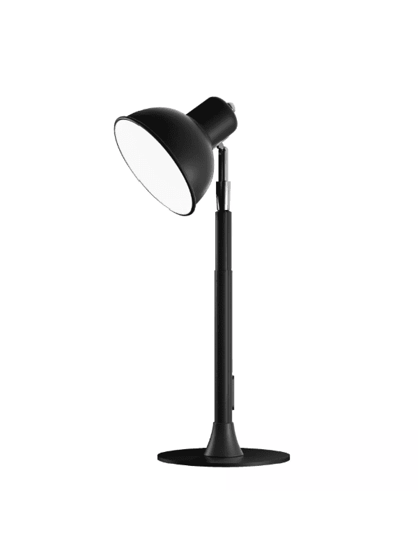 EPTL9085 Modern Adjustable Black Metal Desk Lamp, Industrial LED Table Light for Reading, Study & Home Office