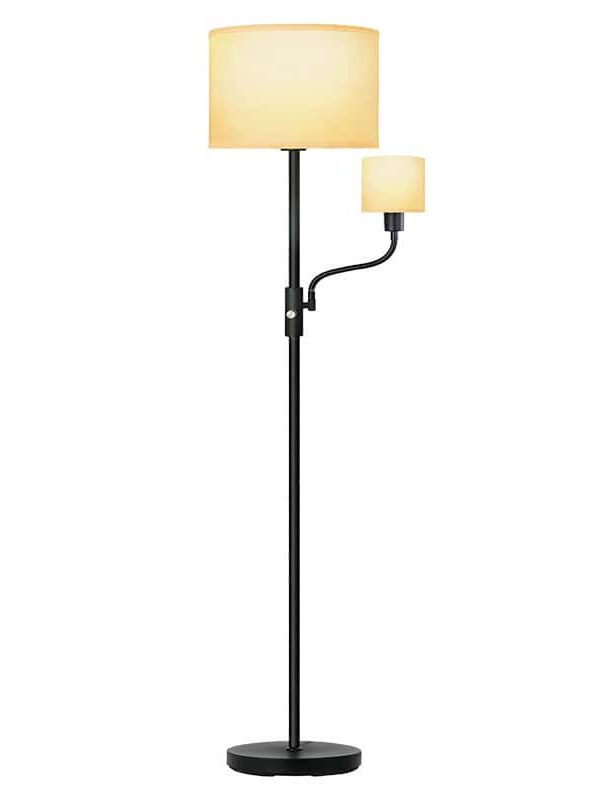 EPTL9011 Nordic Modern Iron Fabric Floor Lamp Creative Reading Light for Living Room Bedroom Sofa Bedside E27