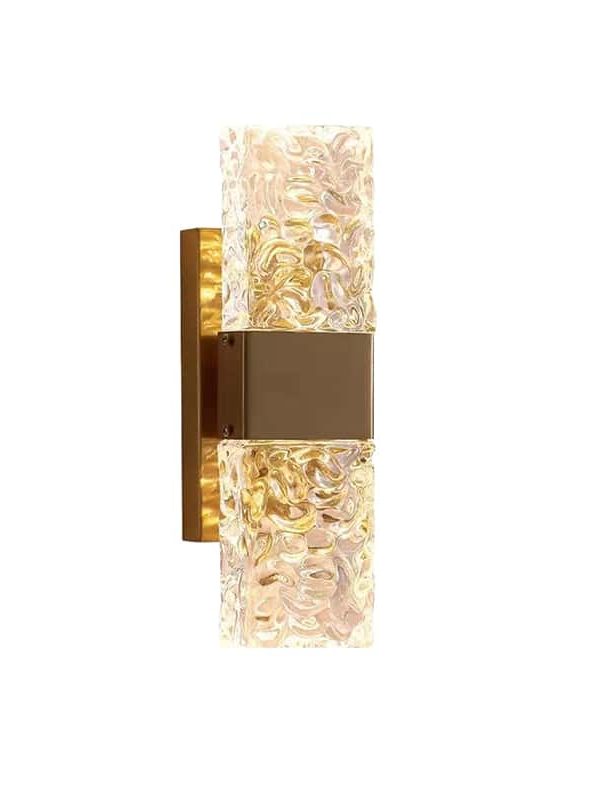EPTL9005 Luxury Light Luxury Design Models Water Pattern Bedroom Bedside Crystal Wall Lamp Warm Living Room Background Crystal Wall Light