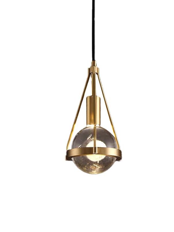 EPTL9014 Modern Luxury Iron Crystal LED Pendant Lights Gold High Brightness for Restaurant Bar Dining Room Bedroom Bedside