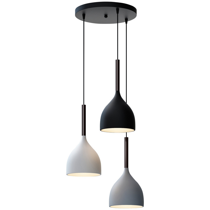 EPPL9047 Modern Nordic Pendant Light | Minimalist Metal Hanging Lamp for Kitchen Island & Dining Room