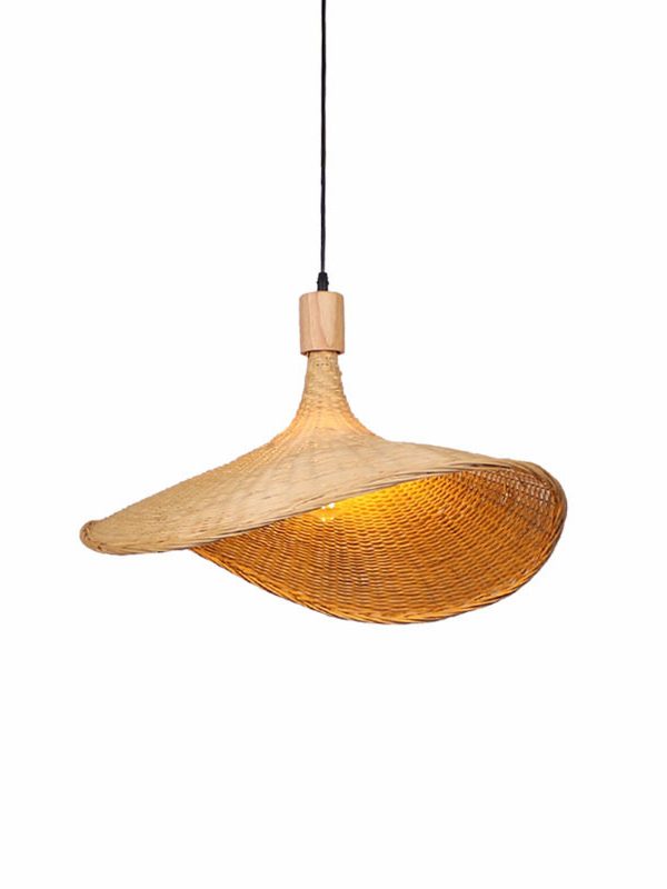 EPTL9012 Handmade Woven Rattan Pendant Light | Natural Bamboo Hanging Lamp for Dining Room, Bedroom, Cafe Decoration