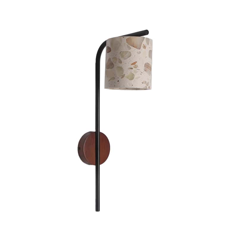 EP-ST033 Nordic Terrazzo Wall Lamp with Hollow Shade Modern Decorative Sconce Light for Bedroom, Hallway, Living Room