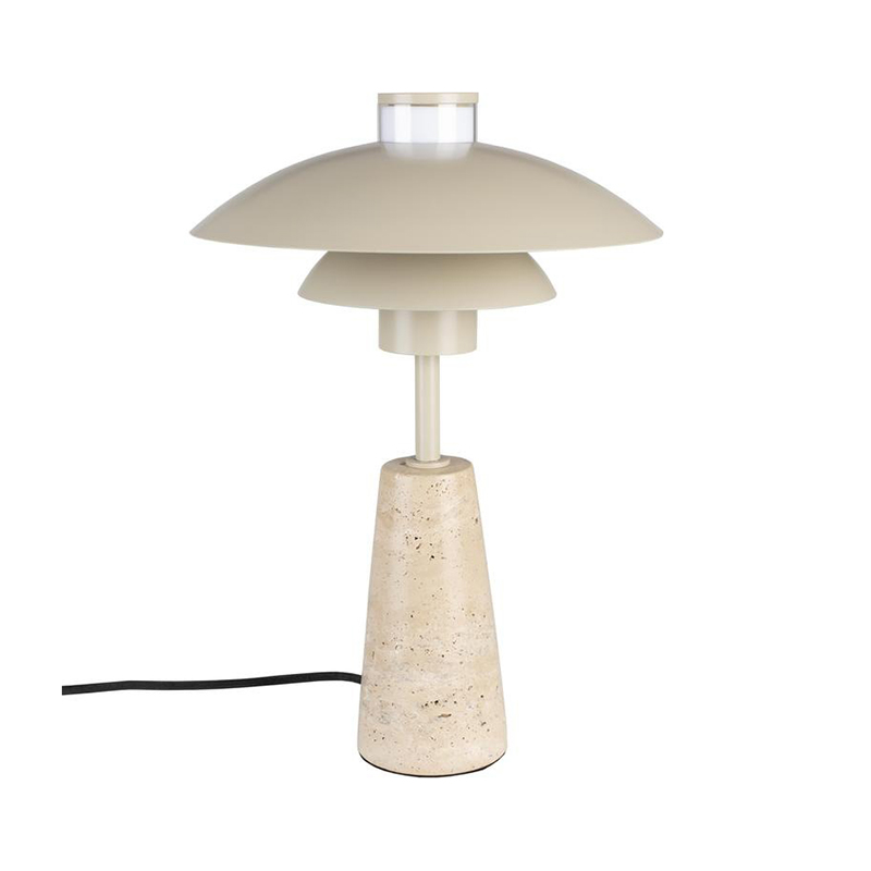 EPTL9132Modern Nordic Table Lamp with Yellow Travertine Base