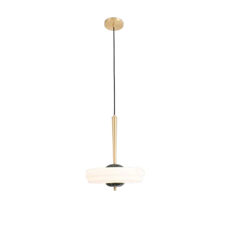 EPPL9137 Modern Art Deco Pendant Light Frosted Glass Hanging Lamp Luxury LED Ceiling Lighting for Dining Room Living Room