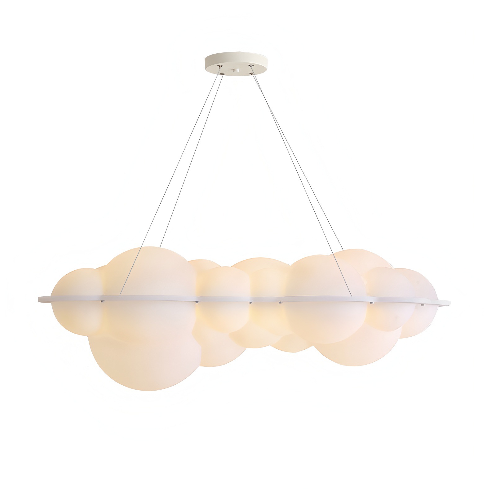 EPPL9232 Modern Nordic Cloud LED Pendant Light with AC Compatibility for Indoor Dining Living Rooms & Restaurants