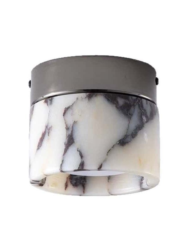 EPCL9207Round Marble Ceiling Light, Modern Flush Mount LED Lamp