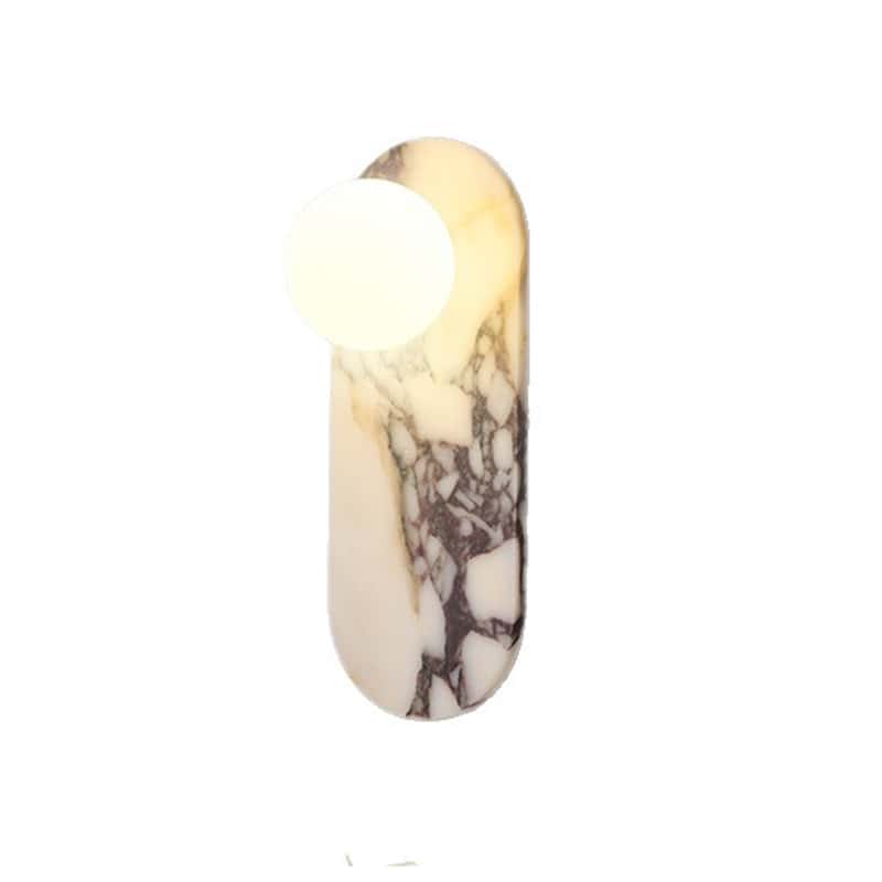 EPWL9178 Luxury Marble and Glass LED Wall Lamp