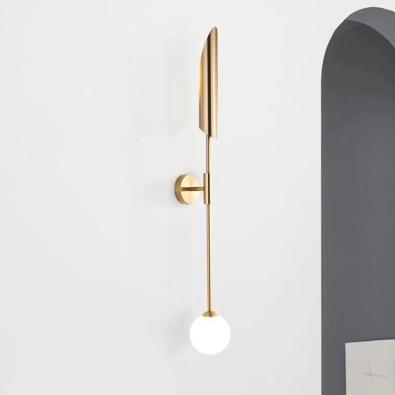 Gold LED wall lamp (2)