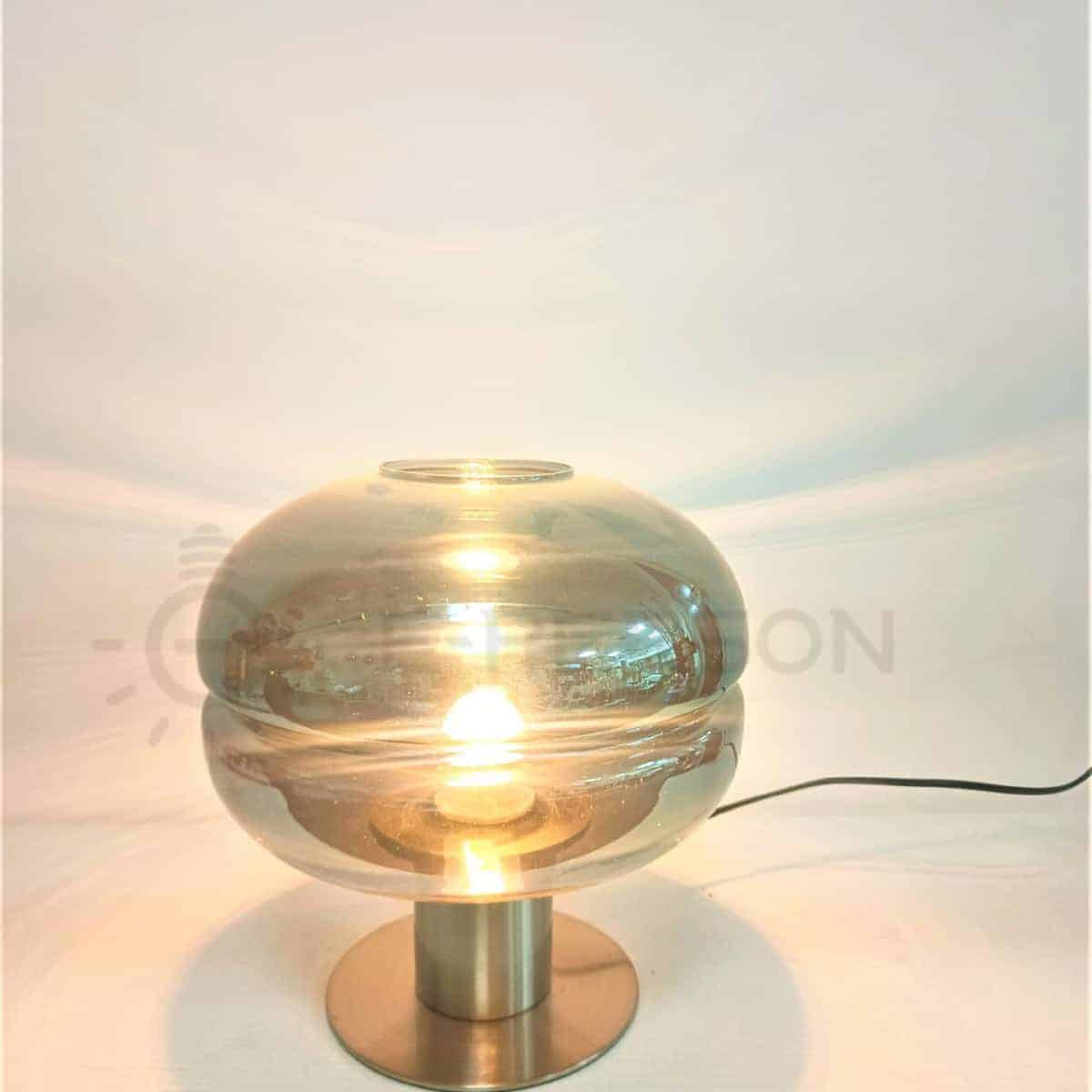 Smoky Glass Table Lamp (5)