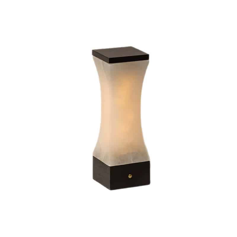 EPTL0541Modern Alabaster Table Lamp Sculptural Stone Decorative Lamp