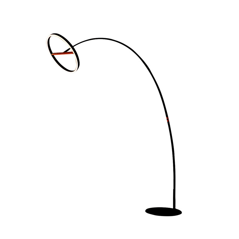 EPFL0413Modern Arc Ring Floor Lamp with LED Light
