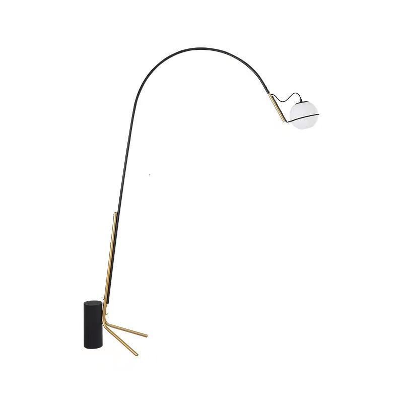 EPFL0405Luxury Arc Floor Lamp with Globe Shade
