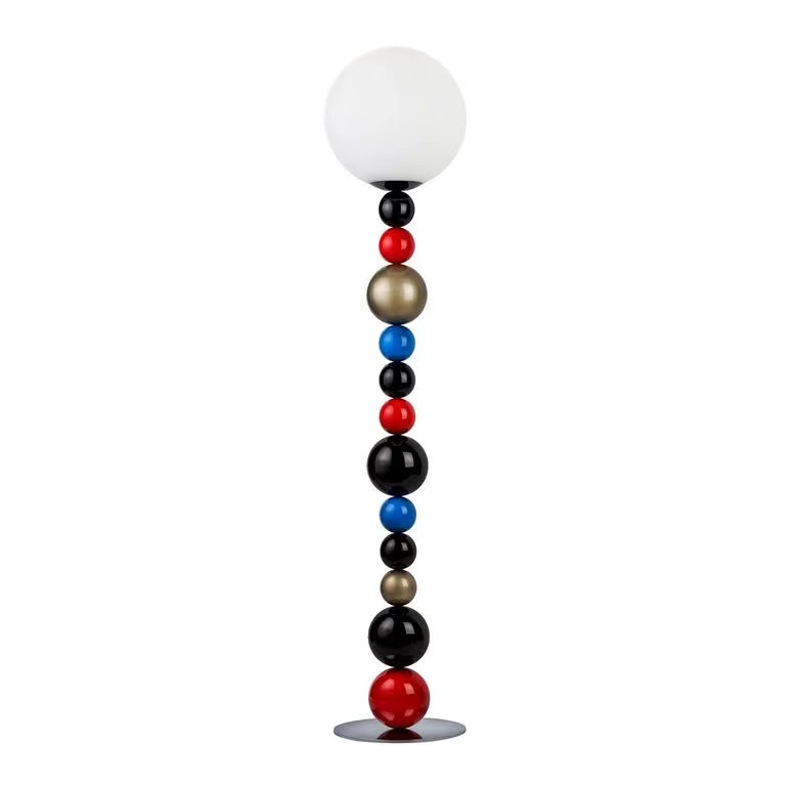 EPFL0373Colorful Postmodern Floor Lamp Stacked Ball LED Standing Light
