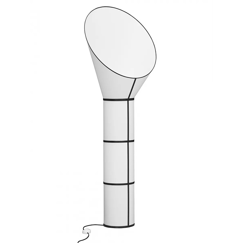 EPFL0399Architectural Column Floor Lamp Modern Sculptural Standing Light