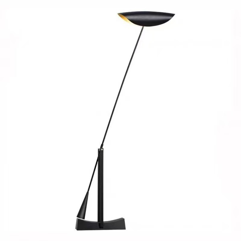 EPFL0443Balance Floor Lamp with Boat-Shaped Shade