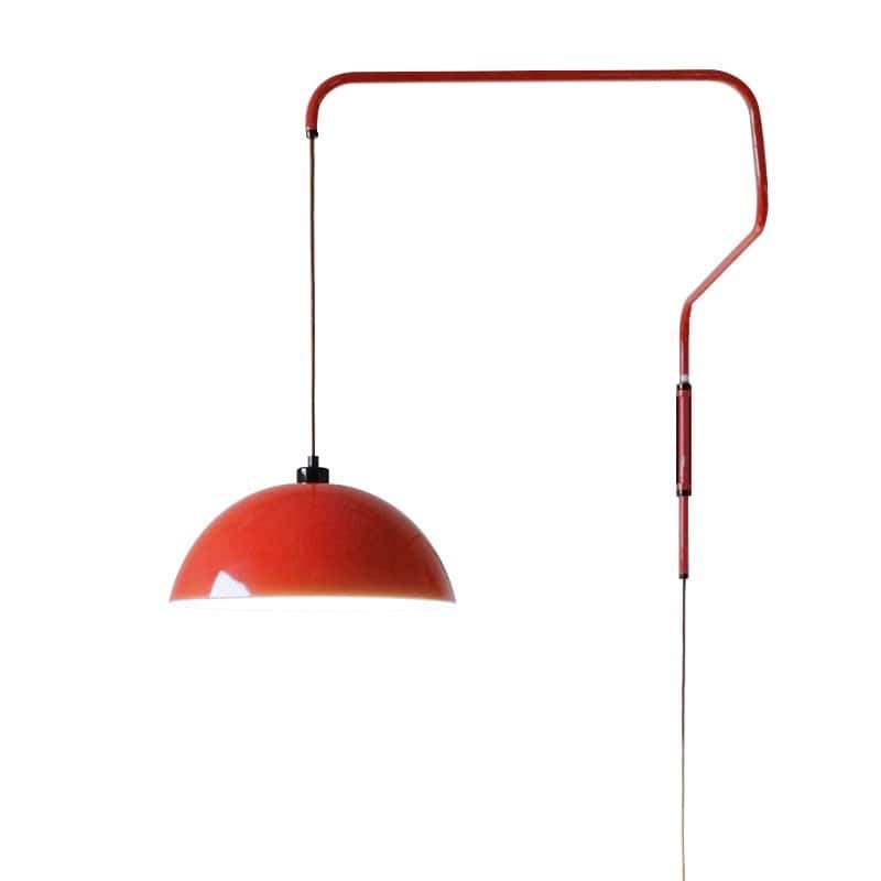 EPWL0351Modern Red Dome LED Wall Lamp