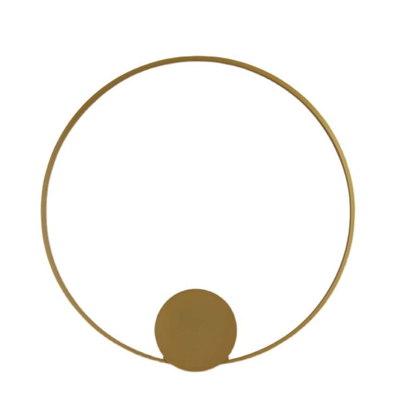 EPWL0344Minimalist Gold Ring LED Wall Lamp Modern Circular Decorative Sconce