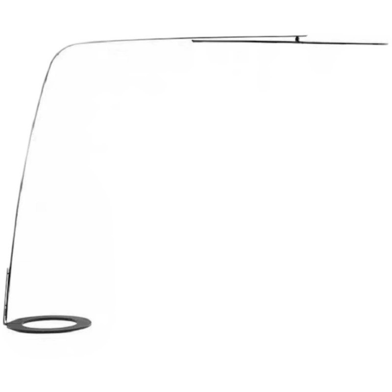 EPFL0407Ultra Thin Arc LED Floor Lamp with Ring Base