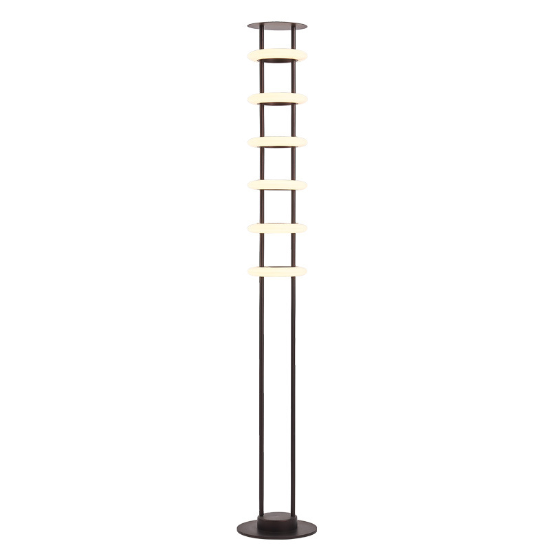 EPFL0390LED Ring Floor Lamp with Multi-Tier Light Structure