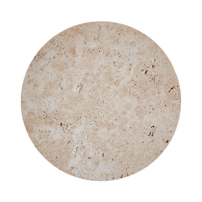 EPWL9251Natural Travertine Stone Wall Light Round Decorative Indoor Lamp