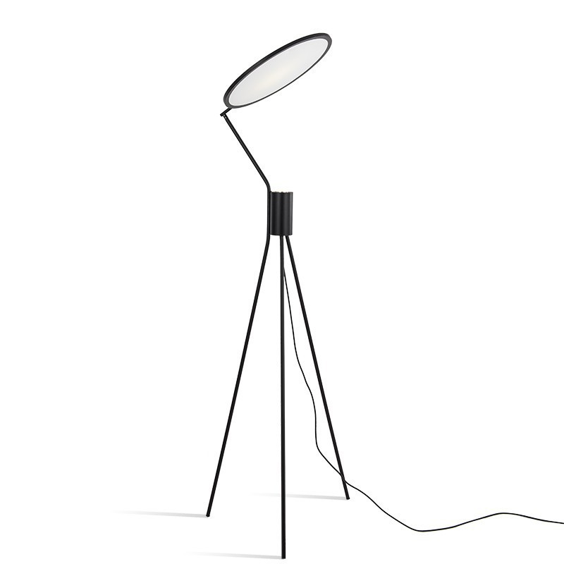 EPFL0445Modern Tripod Floor Lamp Oversized Head Adjustable LED Standing Light
