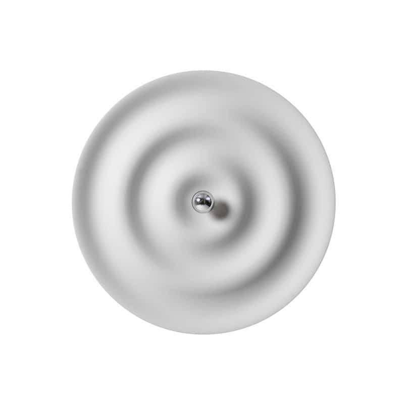 EPWL0346Modern White LED Wall Lamp Ripple Pattern Decorative Sconce