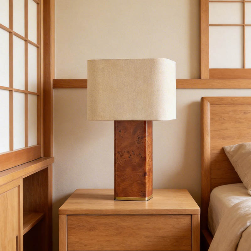 Wood table lamp (2)