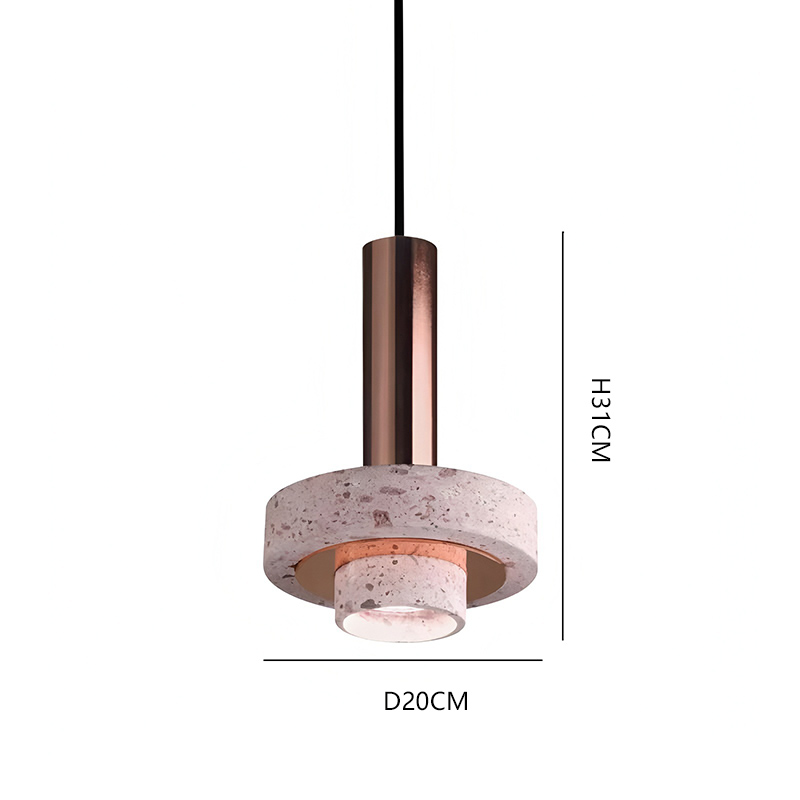 Terrazzo pendant light (2)