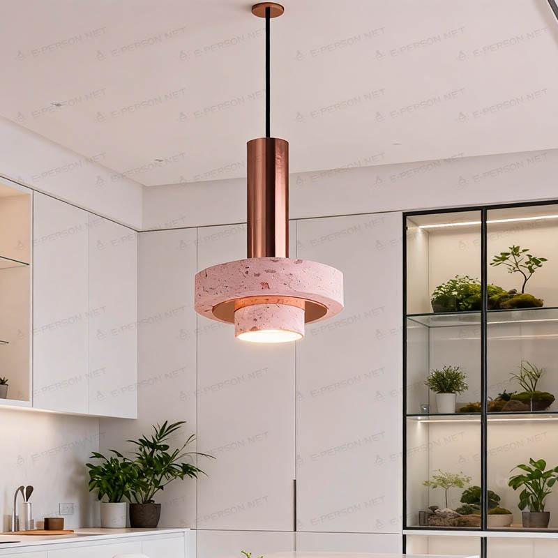Terrazzo pendant light