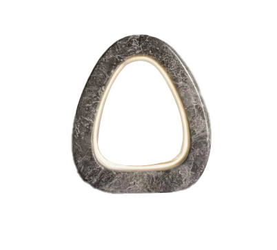 EPTL0779Rustic Stone-Texture Triangle Table Lamp