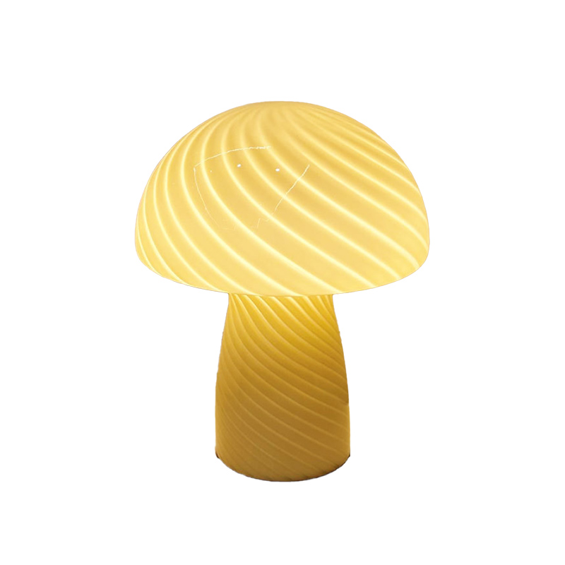 EPTL0771Modern LED Mushroom Table Lamp Spiral Design