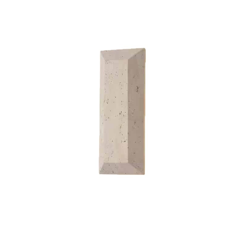 EPWL0808Modern Travertine Wall Light Minimalist Stone Wall Lamp