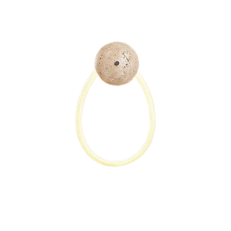 EPWL0816Modern Travertine Wall Lamp LED Ring Light