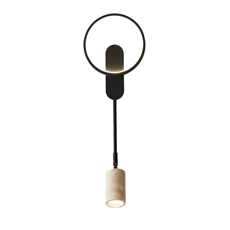 EPWL0815Modern Travertine Wall Lamp Double Light