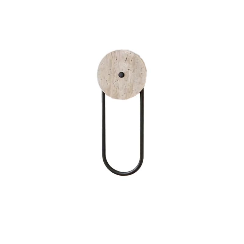 EPWL0818Modern Minimalist Wall Lamp U Shape Metal Stone Wall Light