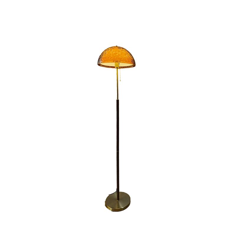 EPFL0913Modern Amber Acrylic Floor Lamp