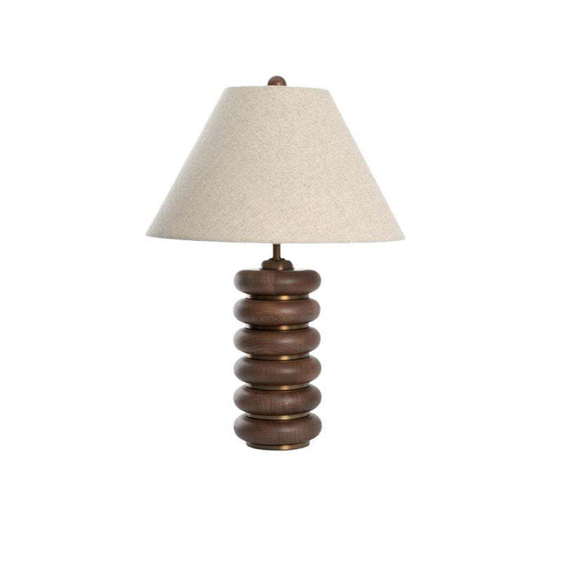 EPTL0870Modern Light Luxury Solid Wood Abacus Bead Table Lamp