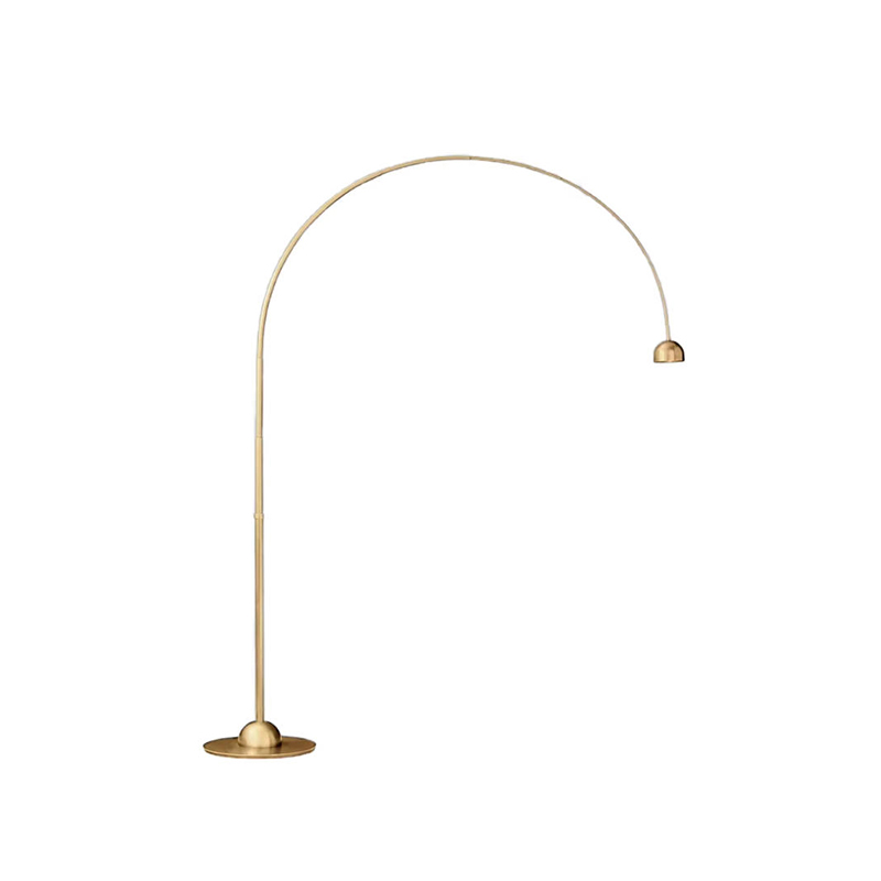 EPFL0871Modern Arc Floor Lamp Minimalist Gold Standing Light