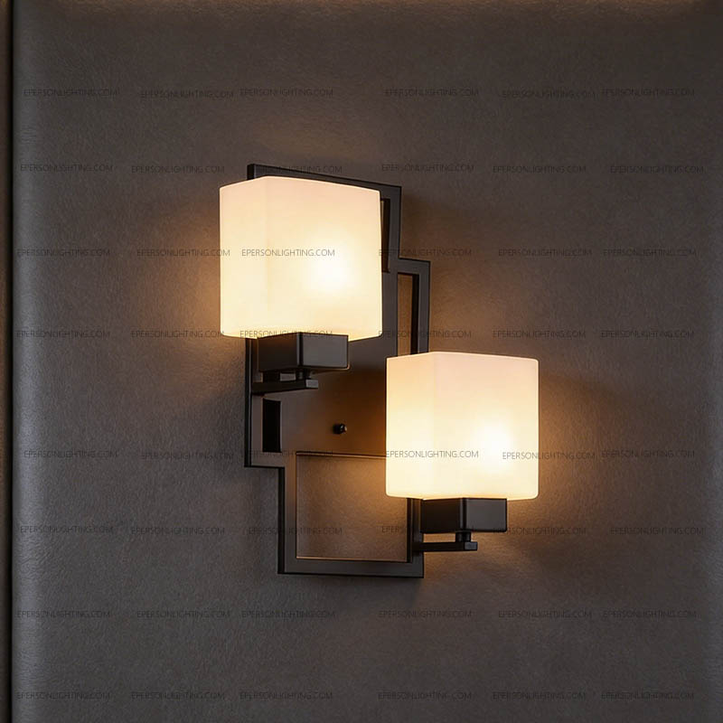 double wall sconce (2)