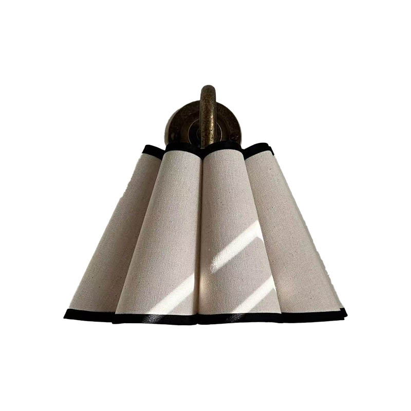 EPWL0898Modern Pleated Fabric Wall Lamp