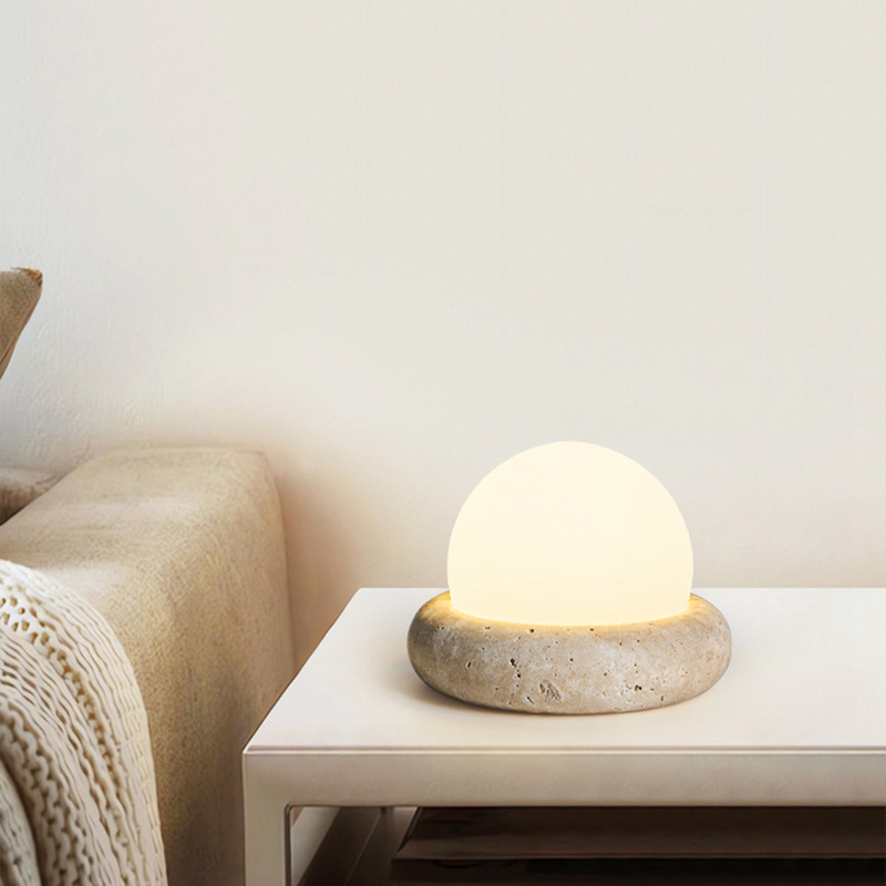 travertine table lamp (2)