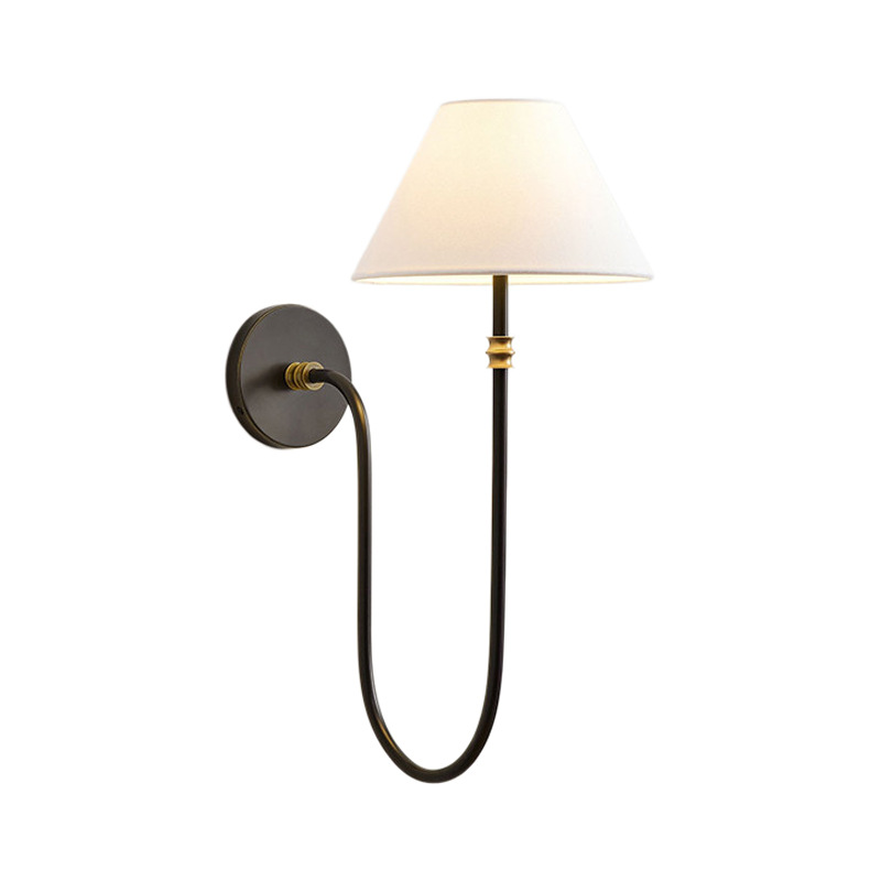 EPWL0878Modern Wall Sconce Fabric Shade