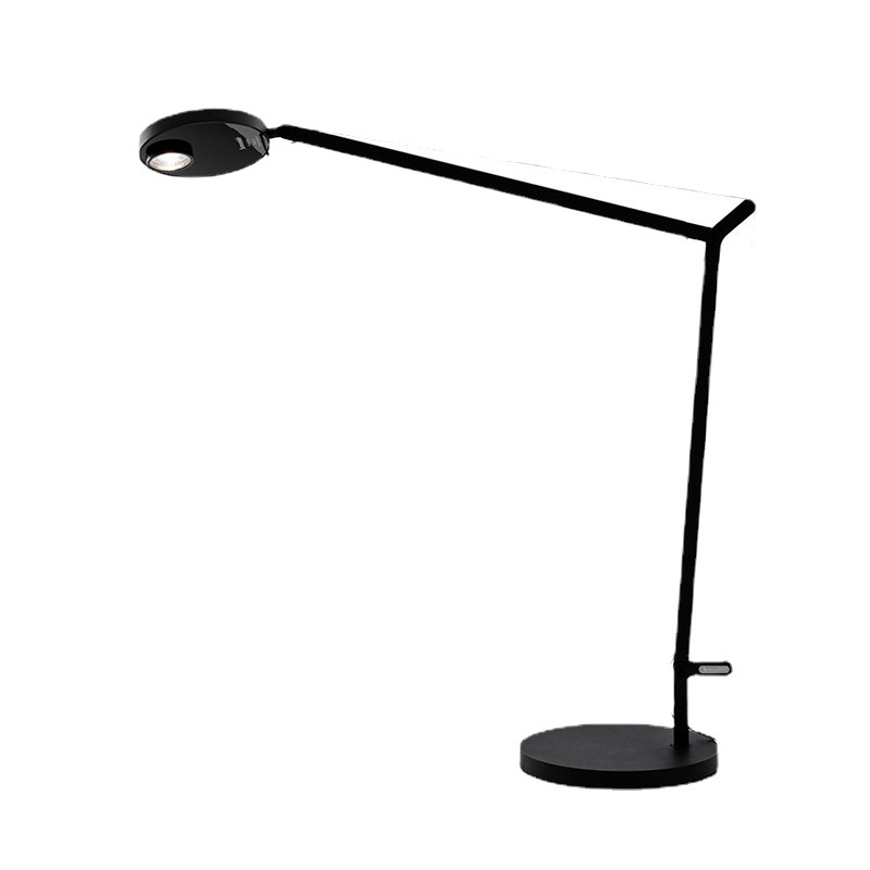 EPTL0747Modern LED Desk Lamp with Disc-Shaped Head and Adjustable Arm Minimalist Eye-Care Lighting