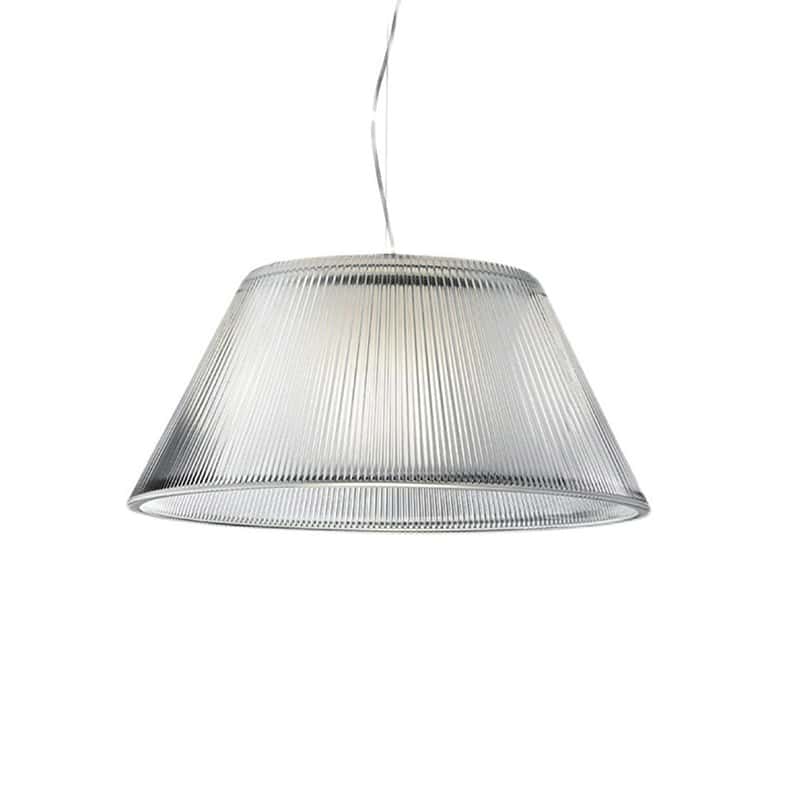 EPPL0948Large Modern Ribbed Glass Pendant Light