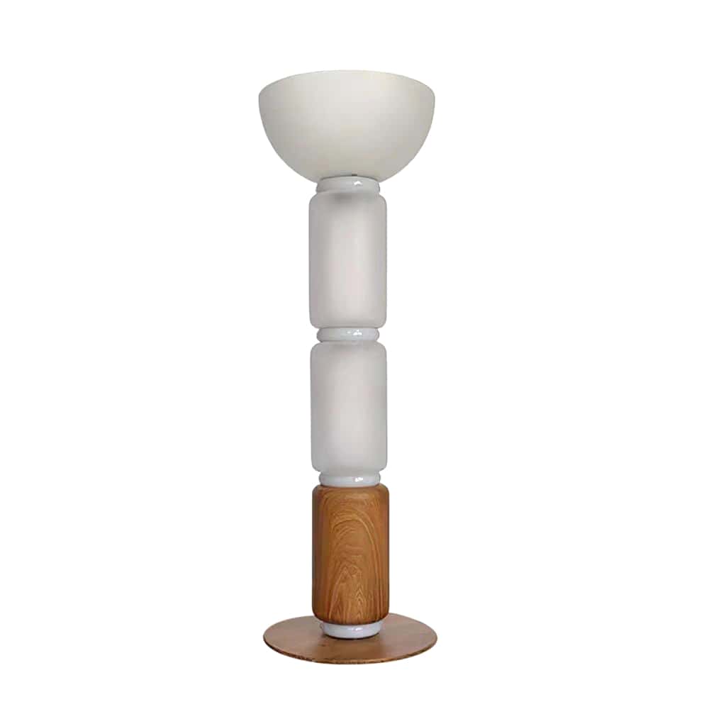 Modern Glass Acrylic Iron Floor Lamp | Artistic LED Standing Light for Living Room & Bedroom
