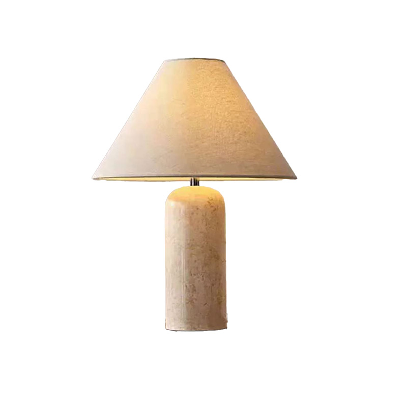 EPTL0946Modern Travertine Table Lamp