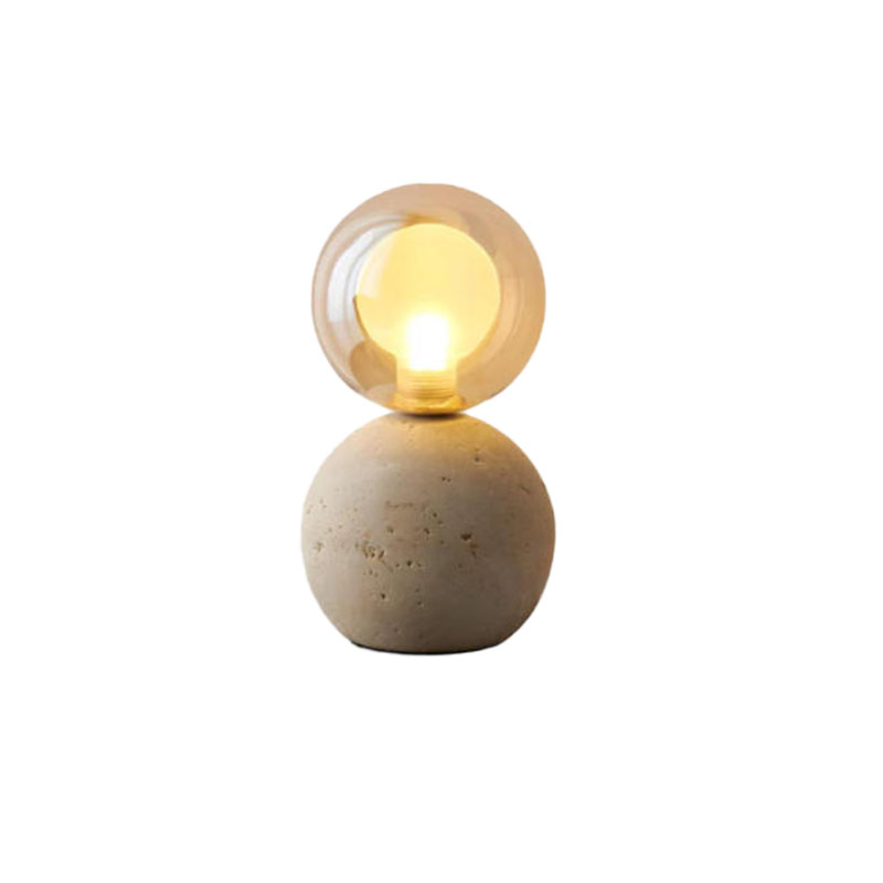 EPTL0985Rechargeable Travertine Table Lamp